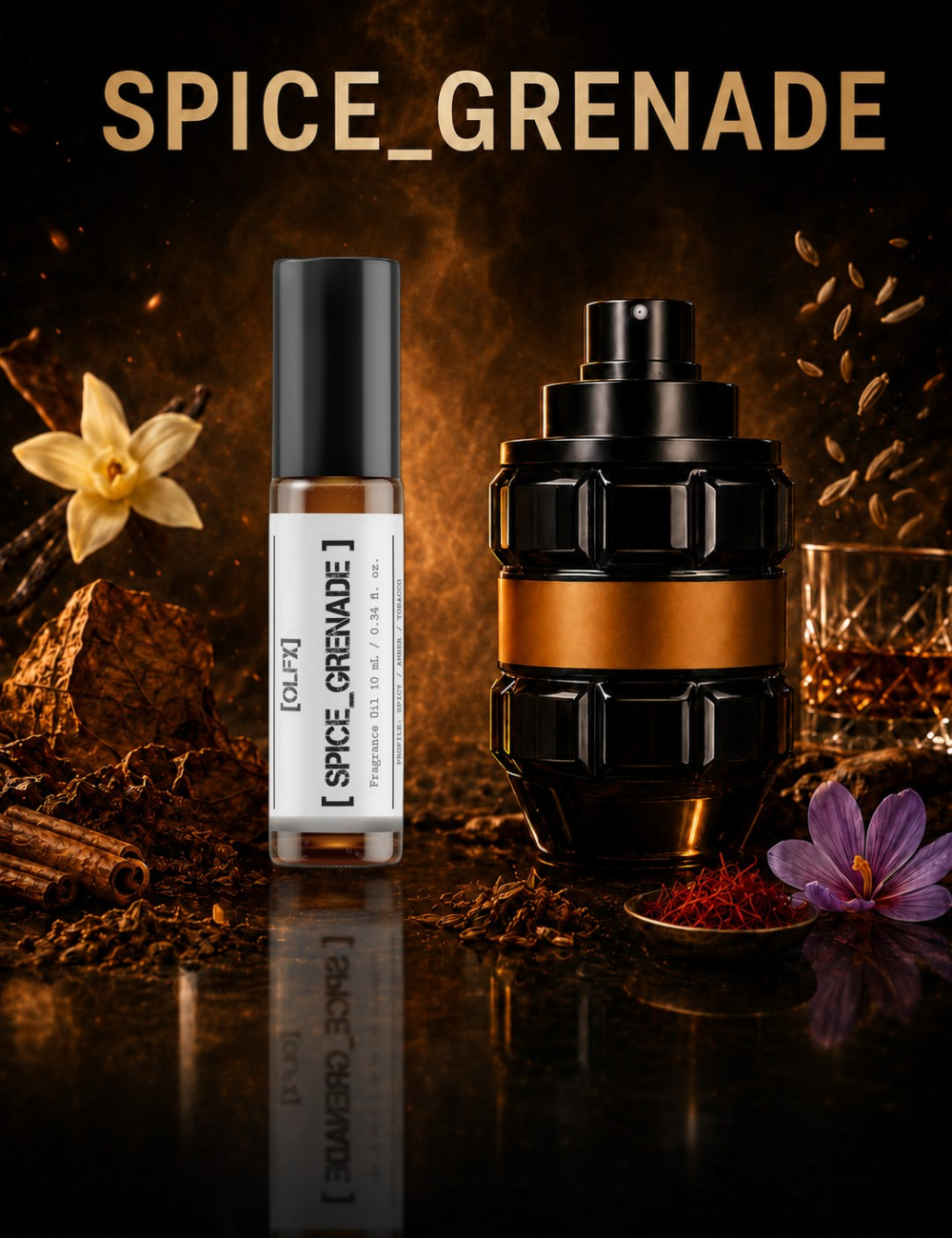 Roll-on perfume oil